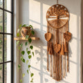 Brown Tree of Life Macrame Boho Wall Hanging Tapestry