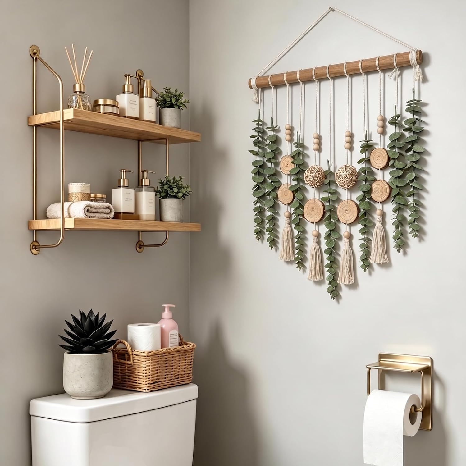 Sage Eucalyptus Wooden Wall Decor