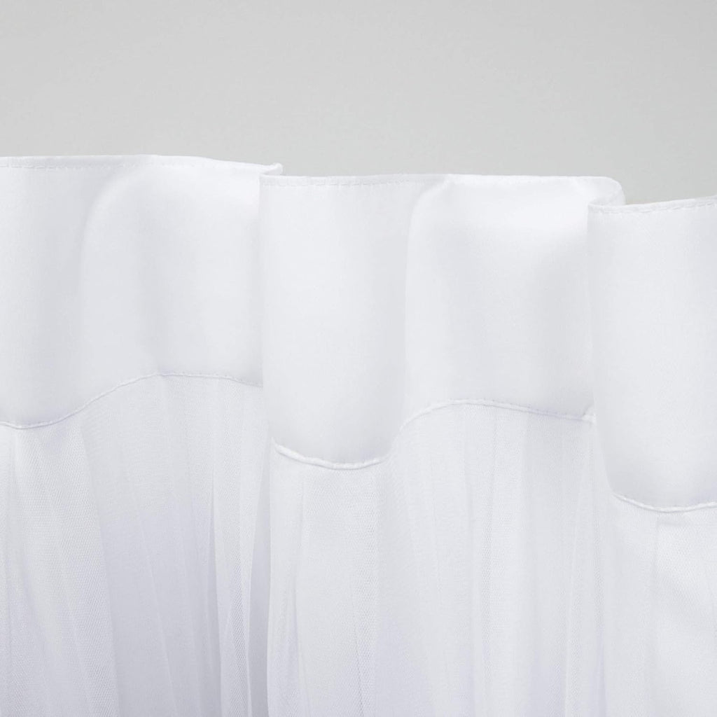 Winter Layered Blackout Sheer Curtains 2 Panels