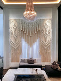 Large Macrame Wedding Backdrop Curtain