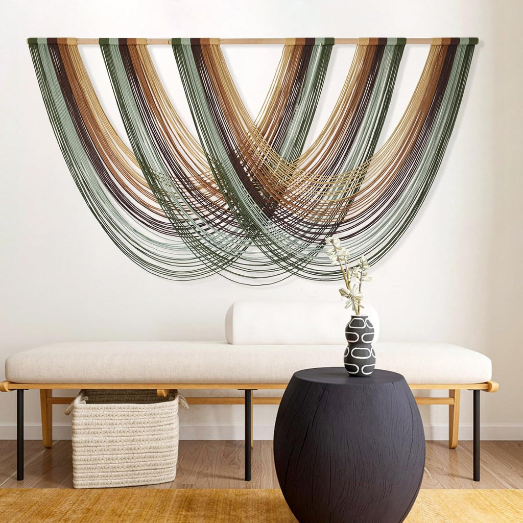 Boho Yarn Macrame Wall Hanging