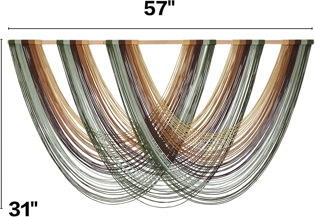 Boho Yarn Macrame Wall Hanging