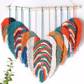 Orange Leaf Macrame Wall Hanging