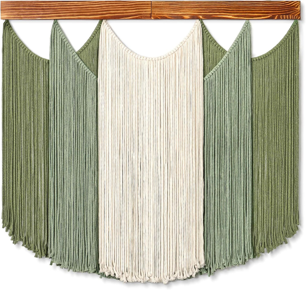 Sage Dip-Dye Macrame Wall Hanging