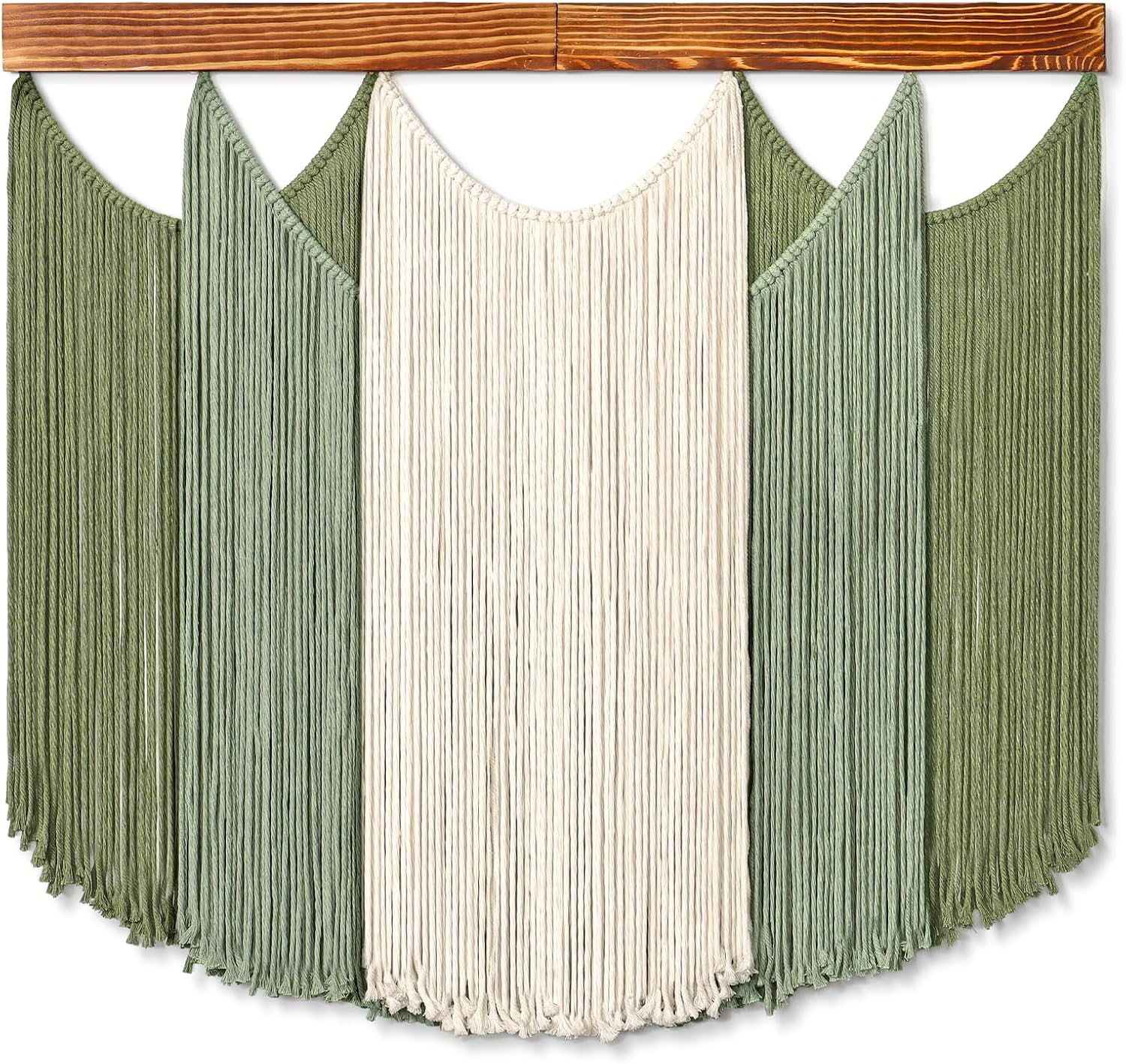 Sage Dip-Dye Macrame Wall Hanging