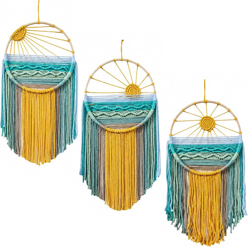 3Pcs Boho Macrame Wall Hangings